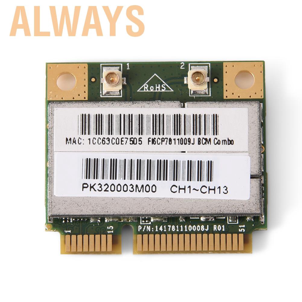 Thẻ Wifi Mini Bluetooth 2 Trong 1 Cho Intel / Ati Amd