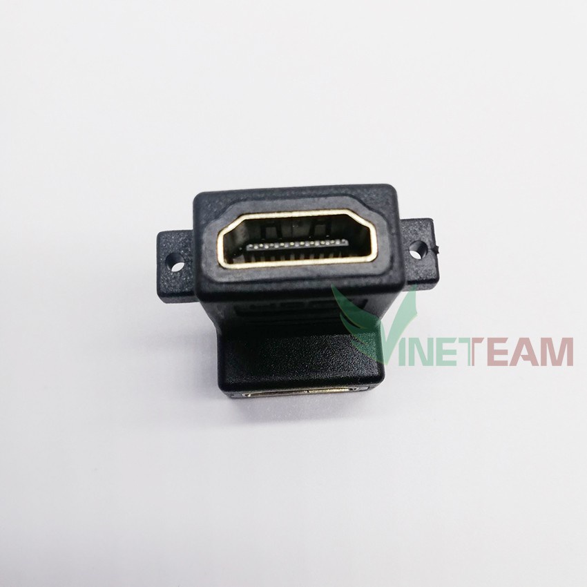 Đầu nối HDMI đổi góc 90 độ 2 đầu âm -dc770