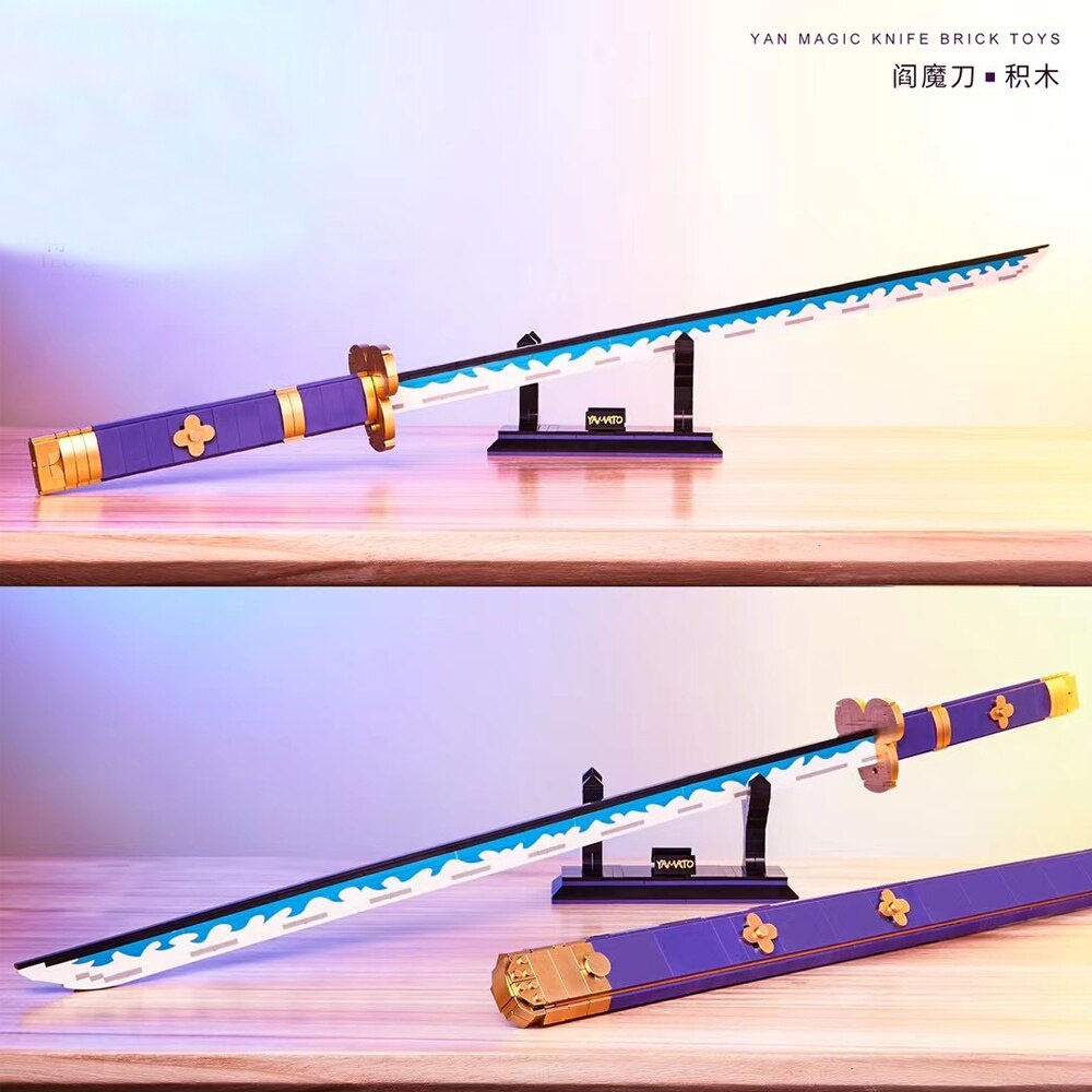 Đồ chơi Lắp ráp Mô hình DK1502 936 Pcs Creative Expert Ideas Brick Sword Weapon Yan Mo Sword Moc Bricks