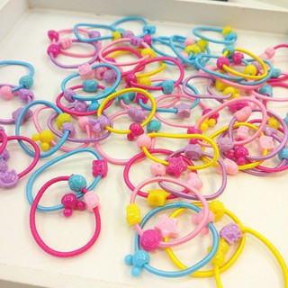 Bán sỉ 10 set 50 chun buộc tóc cho bé nhiều hình cực cute
