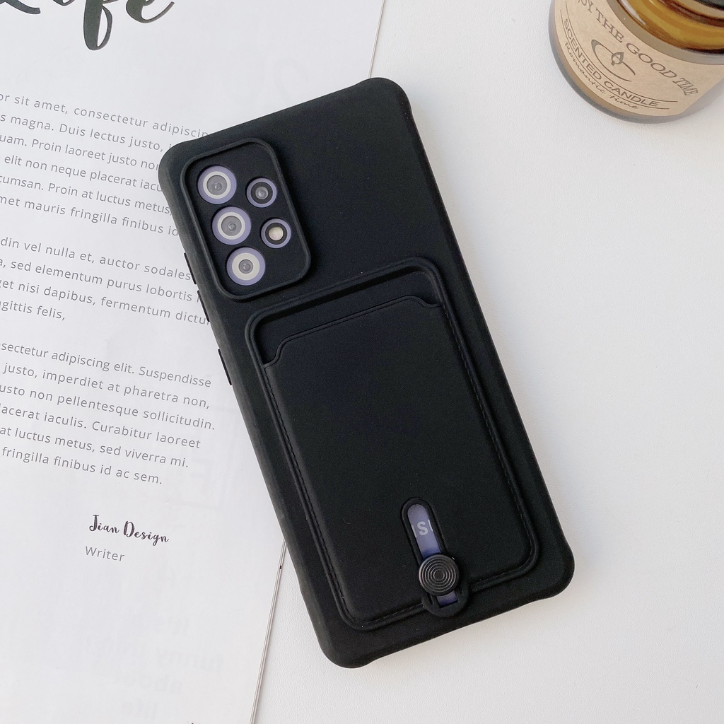 Ốp Điện Thoại Silicon Có Ngăn Đựng Thẻ Cho Xiaomi Mi 10T 11 Lite 11i Redmi Note 10 9 10s 9s 9T POCO X3 Pro M3 F3