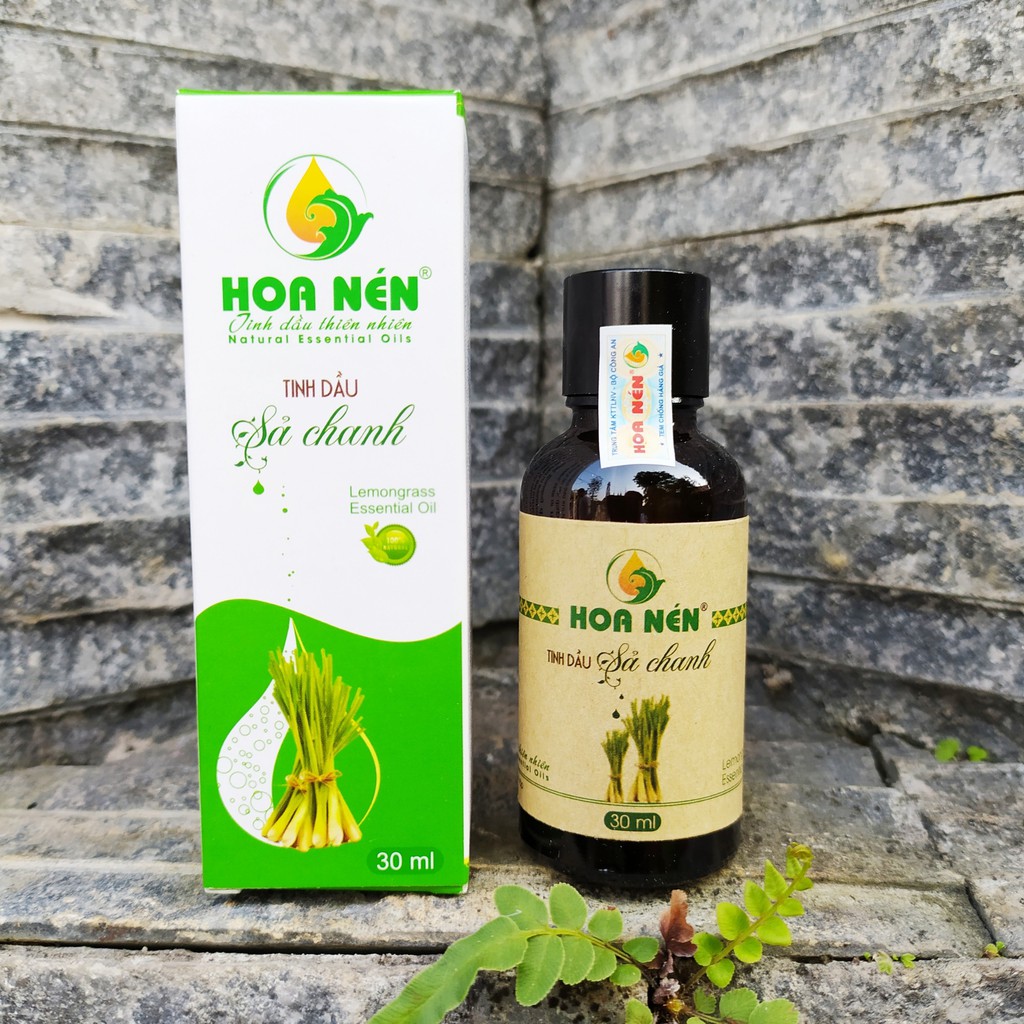 Tinh dầu Sả Chanh Hoa Nén [NGUYÊN CHẤT] Tinh dầu xông phòng hiệu quả, mùi hương dịu nhẹ