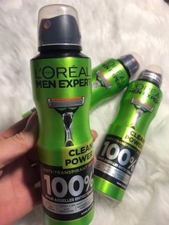 🌿 XỊT KHỬ MÙI CHO NAM L'OREAL -150ML - Pháp