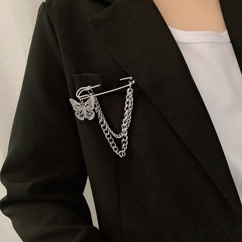 Cài Ngực Áo Thiết Kế Hình Bướm Cá Tính Thời Trang