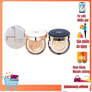 Phấn Nước Lime / 𝘍𝘳𝘦𝘦𝘴𝘩𝘪𝘱 / Phấn Nước Kiềm Dầu Lime Real Cover Pink Cushion SPF50+ PA+++ - Julia Beauty - Sp25