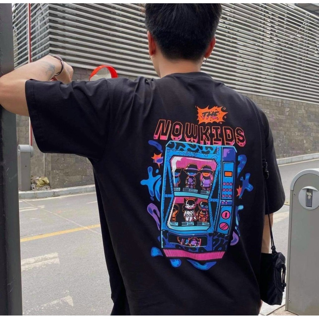 Áo thun Nowsaigon Vending Machine - Áo thun overszie nam nữ AL81