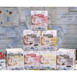 Sữa Matilia đủ vị lốc 4h