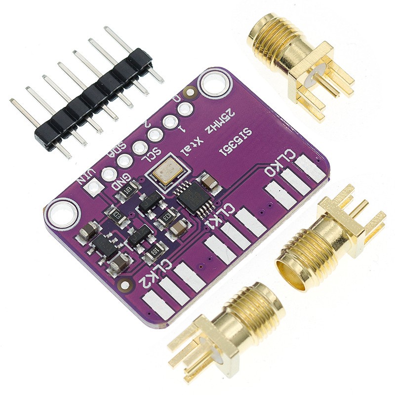 Mô Đun Phát Tín Hiệu Đồng Hồ Dc 3v-5v Cjmu-5351 Si5351A Si5351 I2C