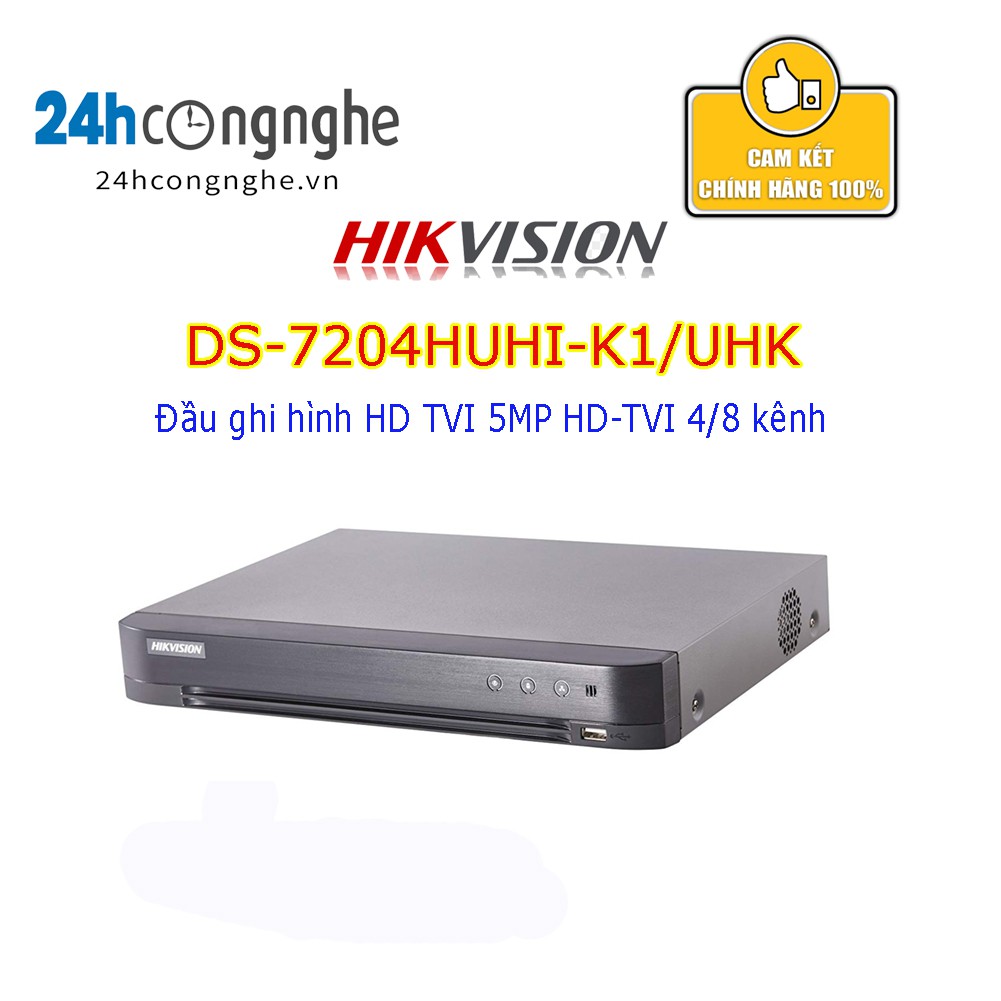 Đầu ghi hình HD TVI 5MP HD-TVI 4/8 kênh - Không hỗ trợ cổng Alarm