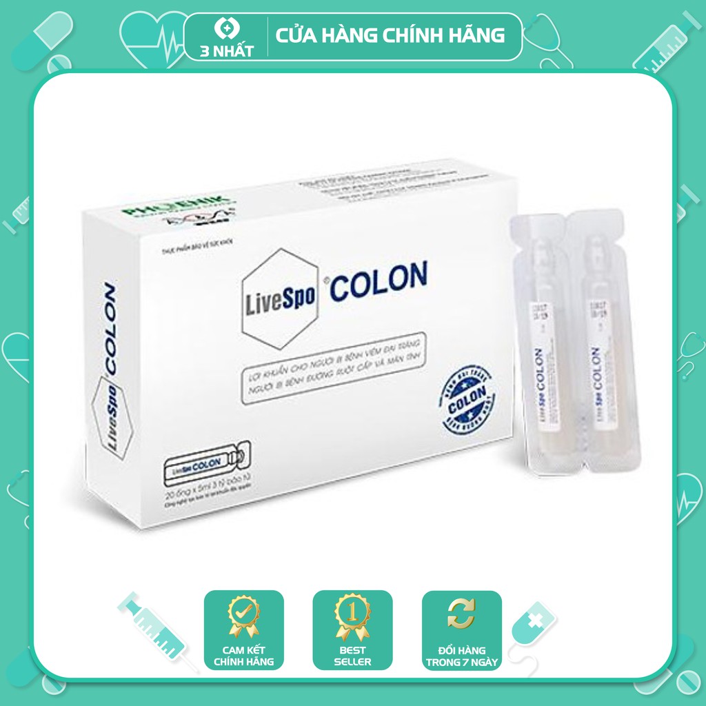 Livespo Colon - Bào tử lợi khuẩn giúp cân bằng hệ vi sinh đường ruột  - BN066