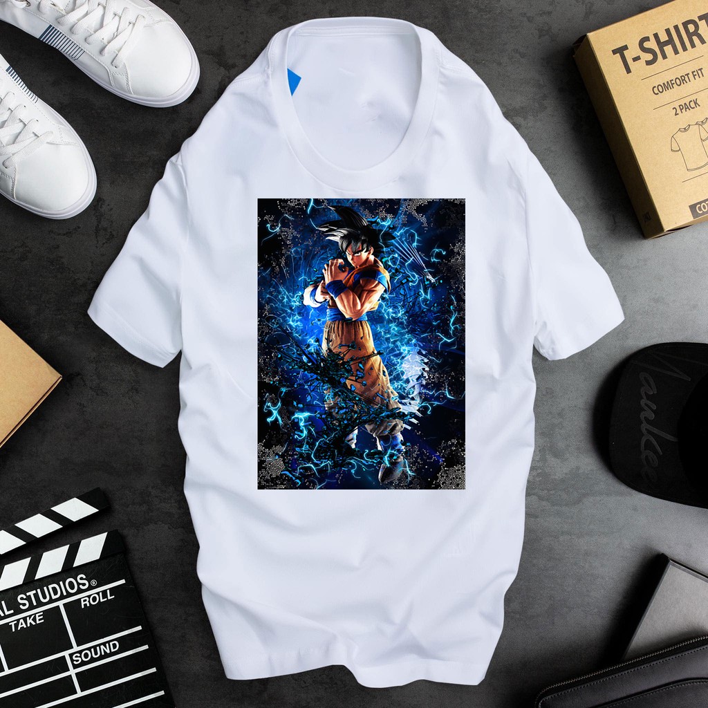 ÁO THUN UNISEX 7 VIÊN NGỌC RỒNG-SONGOKU IN HÌNH HOẠT HÌNH DỄ THƯƠNG SIÊU LỜI ĐI RỪNG - 15064