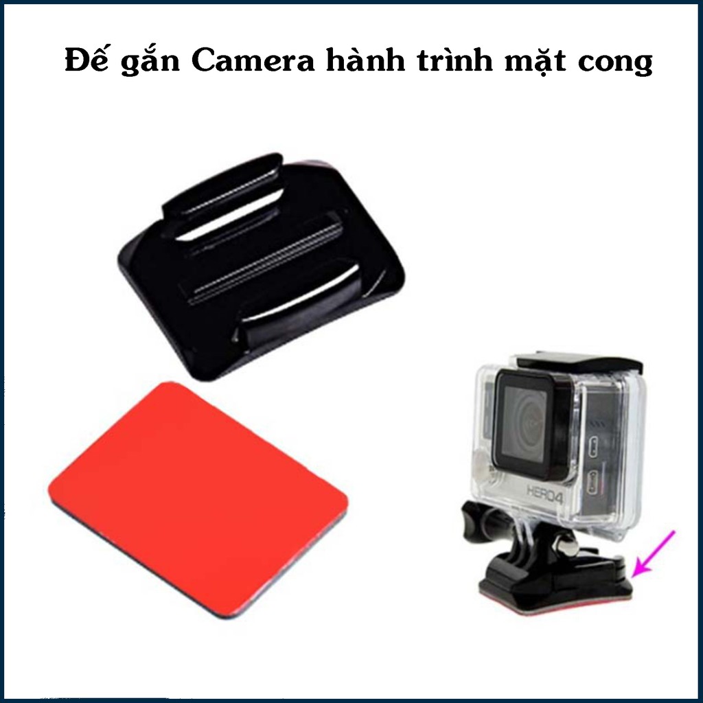 [Mã LIFEAUMAY giảm 10% tối đa 30k đơn 150k] Combo 4 Món 2 Keo 3M + 1 Đế Cong + 1 Đế Thẳng Gắn Camera Hành Trình