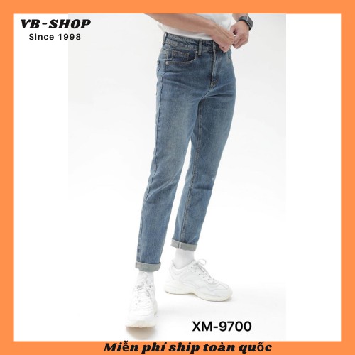 Quần Bò Nam 9700 🔵 𝐅𝐑𝐄𝐄 𝐒𝐇𝐈𝐏 🔵 Hàng Xuất, Chất Co giãn Cầm Năng Tay, Kiểu Cách Đơn Gỉan