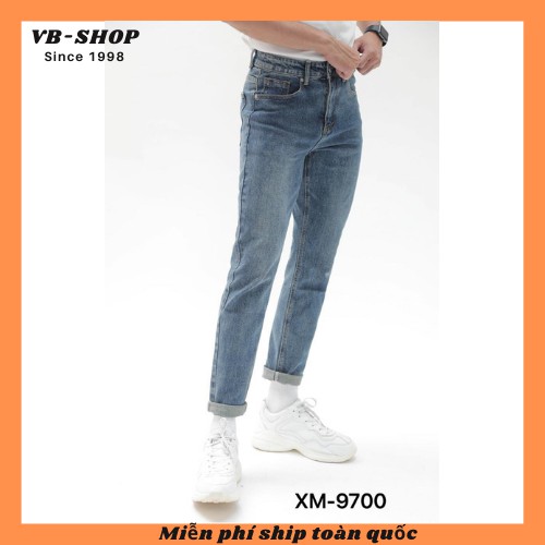 Quần Bò Nam 9700 🔵 𝐅𝐑𝐄𝐄 𝐒𝐇𝐈𝐏 🔵 Hàng Xuất, Chất Co giãn Cầm Năng Tay, Kiểu Cách Đơn Gỉan