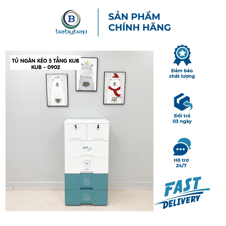 Tủ Ngăn Kéo 5 Tầng Kub Mẫu Mới KUB-0902
