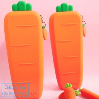 Bóp viết silicon Cà Rốt