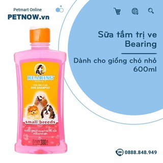 Sữa tắm trị ve bearing chó giống nhỏ 600ml - thái lan
