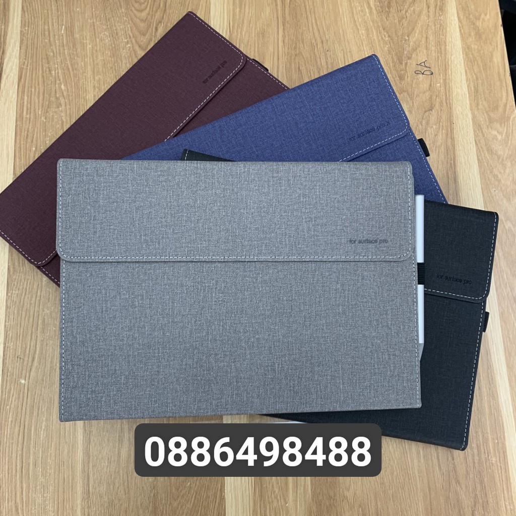 [Mới Về] Bao da cao cấp Surface pro 4, pro 5, pro 6, pro 7, X sang trọng tinh tế | BigBuy360 - bigbuy360.vn