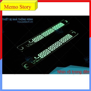 Bảng số điện thoại gắn táp lô ô tô khi đỗ v1