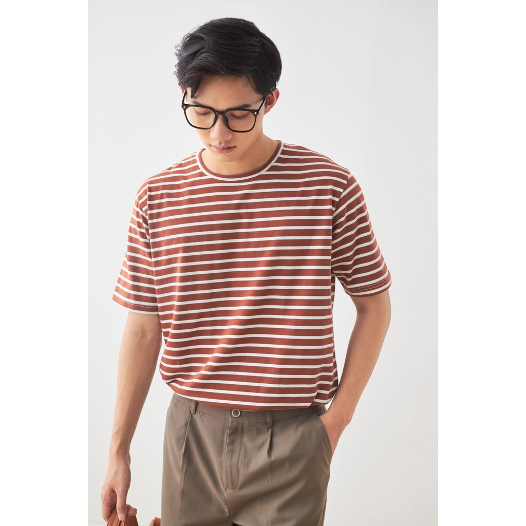 Áo phông thun kẻ LOOK MILES T-SHIRT | BigBuy360 - bigbuy360.vn