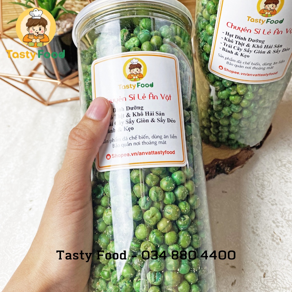 450G Đậu Hà Lan Rang Muối Tatsy Food | Hàng chất thượng hạng | HOÀN ĐỔI 100% nếu không như mô tả