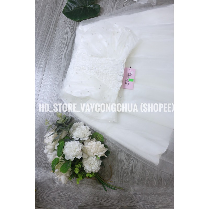 [ẢNH THẬT] V236 VÁY ĐẦM THIẾT KẾ DỰ TIỆC, DẠ HỘI KỶ YẾU PROM, VÁY CÔNG CHÚA TIỂU THƯ TRỄ VAI | BigBuy360 - bigbuy360.vn