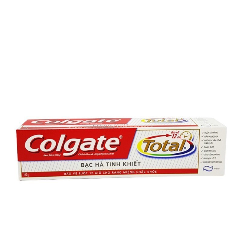 Kem đánh răng Colgate Total Bạc hà tinh khiết 190g