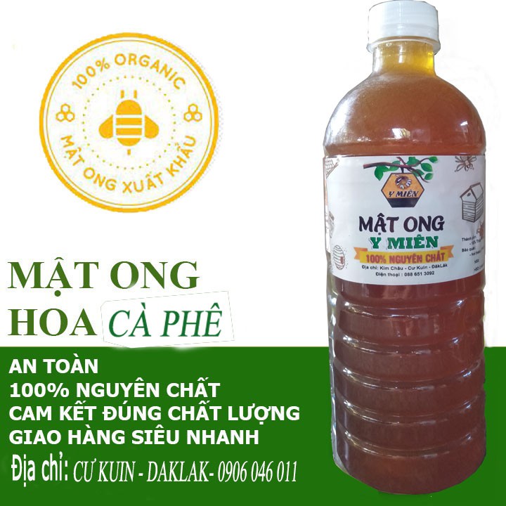 [ĐẶC SẢN] 1 LÍT Mật ong rừng hoa cà phê Daklak
