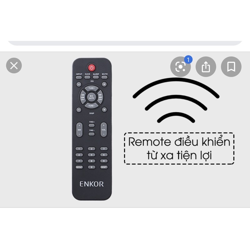 Remote chính hãng 100% các dòng loa enkor