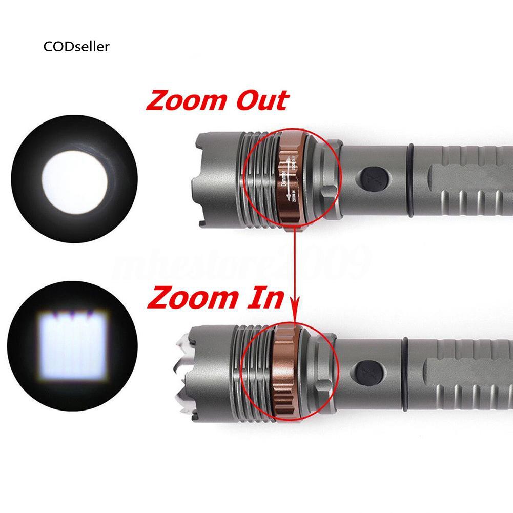 Đèn pin siêu sáng 5 cấp độ 20000LM có thể sạc lại | BigBuy360 - bigbuy360.vn