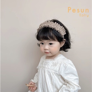 Cài Tóc Vải Nhung Nhún Bèo Cho Bé Gái