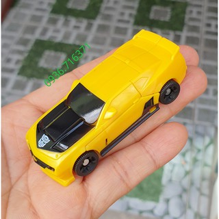 Robot Mini biến hình Bumblebee Mini cao 7cm, màu vàng nhiều bước Transformers - Hasbro (Mỹ)