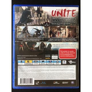 Game PS4: Assassins Creed Unity (AC Unity)