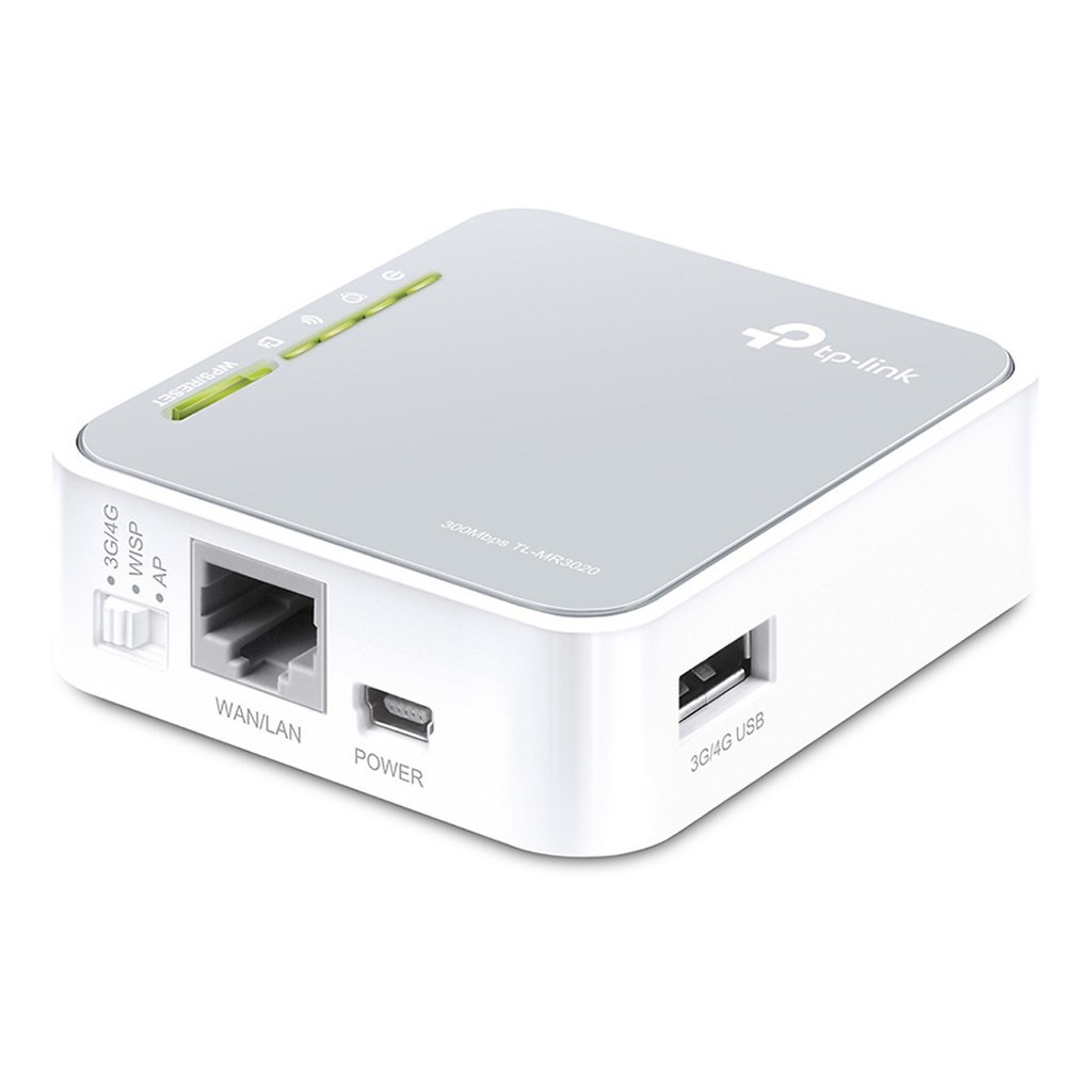 Bộ Phát Wi-Fi Di Động Tplink Chuẩn N 3G/4G MR3020 - Hàng chính hãng | BigBuy360 - bigbuy360.vn