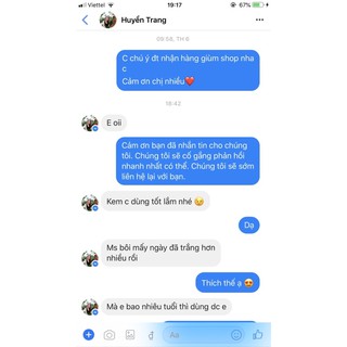 Sét kem trắng da thái lan