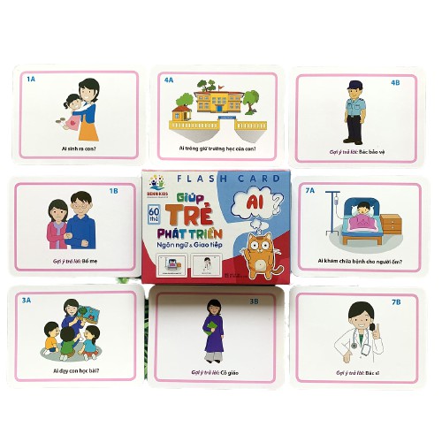 Flashcard - Thẻ học thông minh giúp trẻ phát triển ngôn ngữ và giao tiếp - Đồ chơi thông minh cho bé