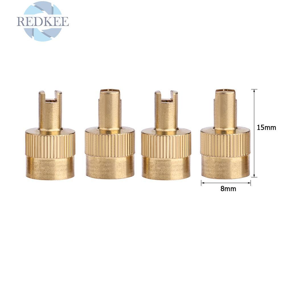 Set 8 Nắp Van Xe Hơi / Xe Máy Có Lõi Tháo Rời Tiện Dụng