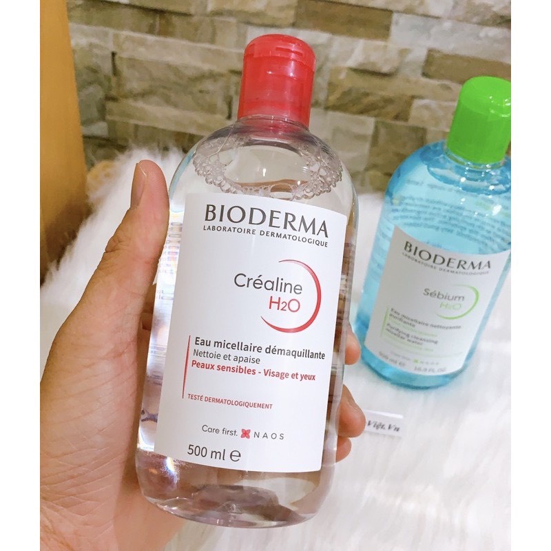 Nước Tẩy Trang Bioderma Créaline H2O Nắp Bật Bản Mới Nhất Đủ Size [Chính Hãng]