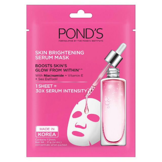 Mặt nạ dưỡng trắng da tinh chất Serum Pond