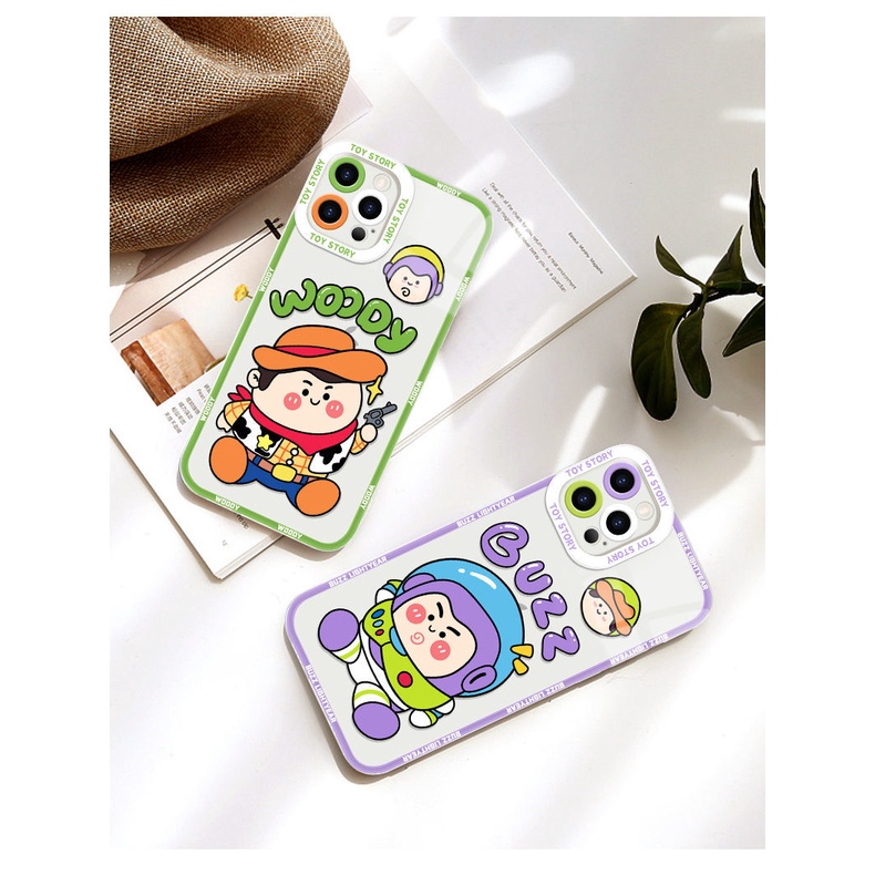 DISNEY Ốp Điện Thoại Tpu Dẻo Họa Tiết Toy Story Cho iPhone 11 12 13 pro max XS X XR XSMax 7 8 6 6s plus SE 2020