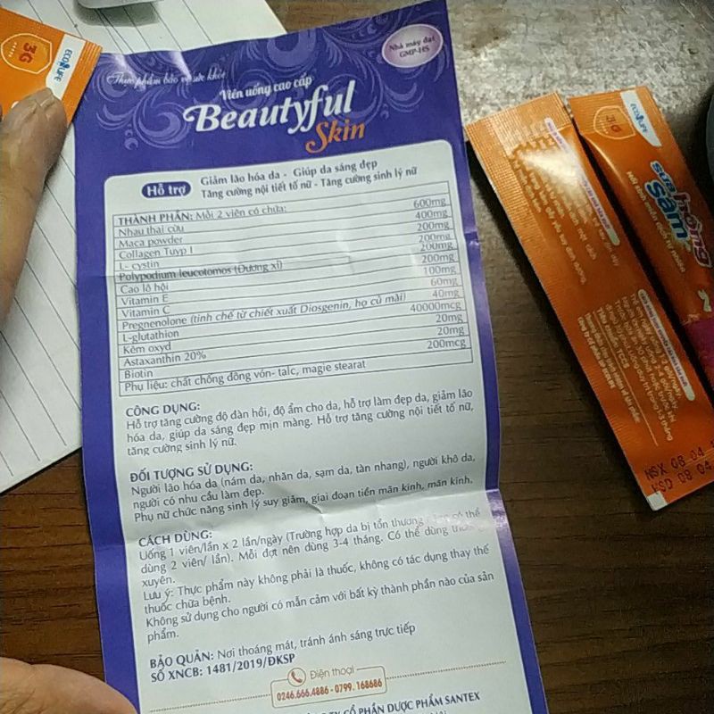 Viên uống cao cấp Beautiful skin | Thế Giới Skin Care