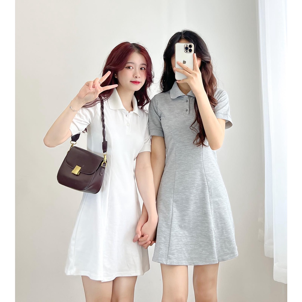 Đầm polo body xòe thời trang nữ Miho house