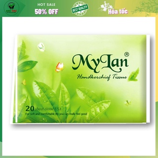 [Rẻ vô địch] GIẤY ĂN VÍ MYLAN ( 1 dây gồm 10 gói) - GIẤY ĂN NHỎ GỌN TIỆN DỤNG