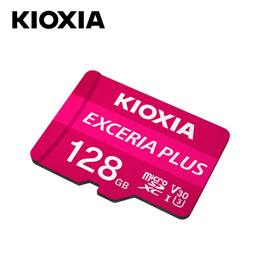Thẻ nhớ MicroSDXC Kioxia Exceria Plus 128GB U3 4K V30 A1 R100MB/s W65MB/s (Tím)