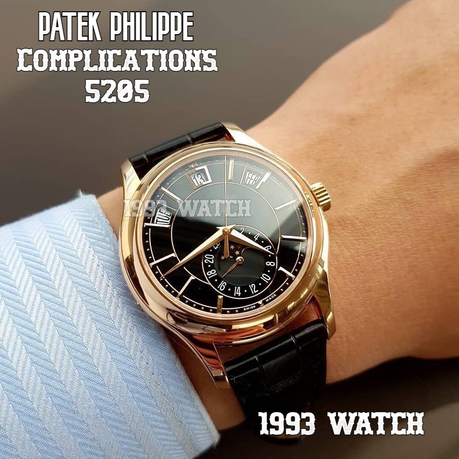 Đồng Hồ Nam Nautilus Complications 5205 , Máy Automatic - Cơ , Dây Da , Size 40mm