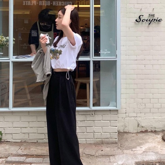 Áo phông ADLV Lisa·greenery artwork authentic trắng full size - áo thun Acme De La Vie cotton cho nam và nữ