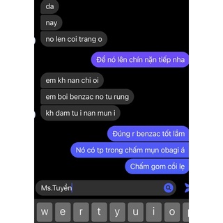 benzac 5% chấm mụn