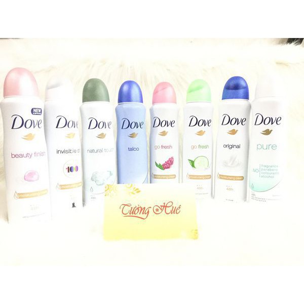 Xịt khử mùi Dove Beauty Finish 150ml