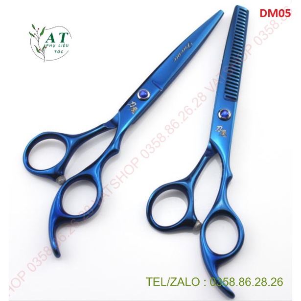 Bộ kéo cắt tóc Daomo 6.0  VAT013 nhiều màu sắc- Tặng lươc,chỉnh kéo khi mua 1 bộ.
