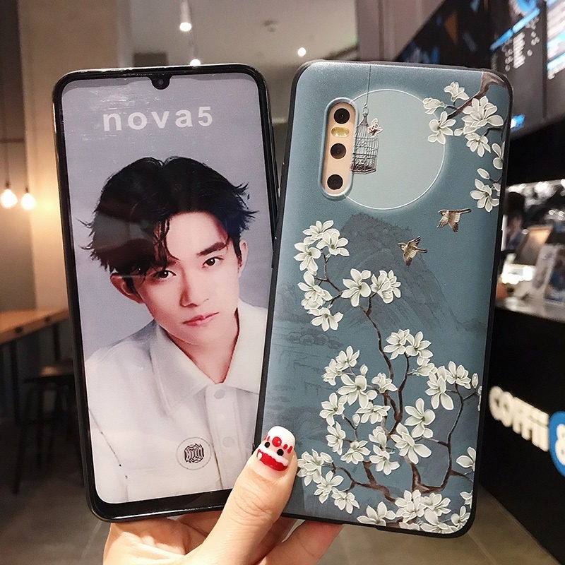 Ốp điện thoại tpu mềm nhám họa tiết hoa 3d thích hợp cho iphone 13 12 11 pro x xr xs max se 2020 7 8 plus